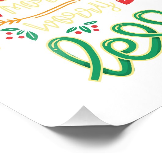 Leef meer zorg minder Shirt | MOTIVATIE Foto Afdruk (Hoek)