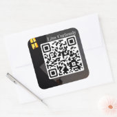 Leef merkwaardig sticker (Envelop)