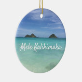Leef met Aloha Hawaii Ceramic Ornament (Rechts)