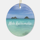 Leef met Aloha Hawaii Ceramic Ornament (Links)