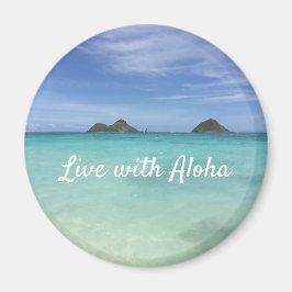 Leef met Aloha Hawaii Magneet