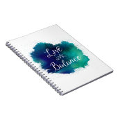 Leef met Balans Scripting Typografie Notitieboek (Rechterzijde)