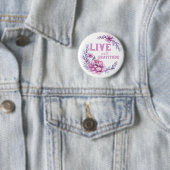 Leef Met Dankbaarheid Ronde Button 5,7 Cm (In situ)