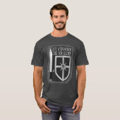 Leef met eer sterven voor glorie t-shirt (Voorkant volledig)