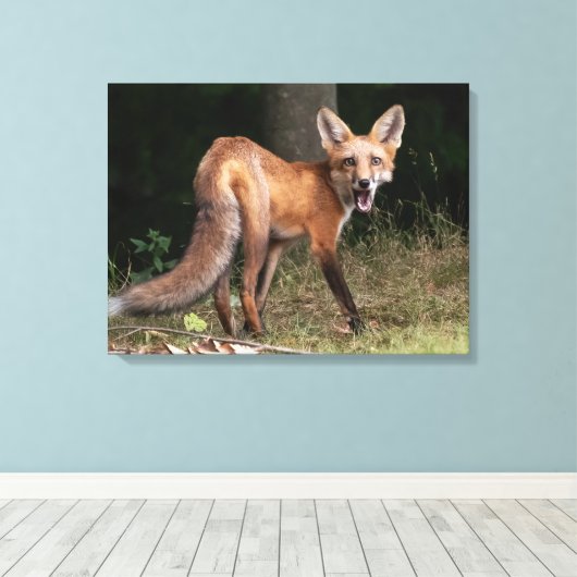 Leef met geest canvas afdruk (Insitu (Houten vloer))