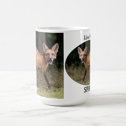 Leef met geest koffiemok (Center)