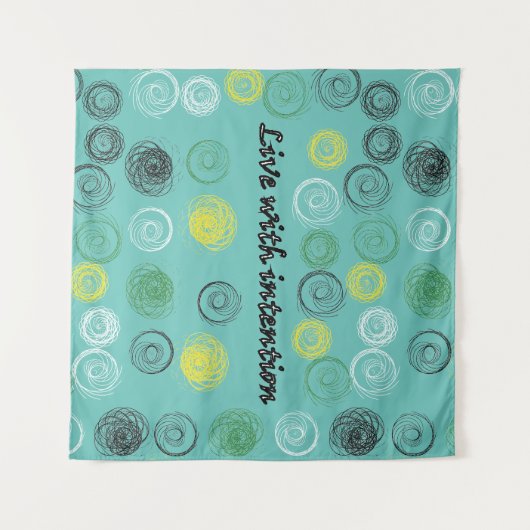 Leef met intentie wandkleed (Voorkant (horizontaal))