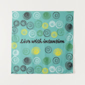 Leef met intentie wandkleed (Voorkant)