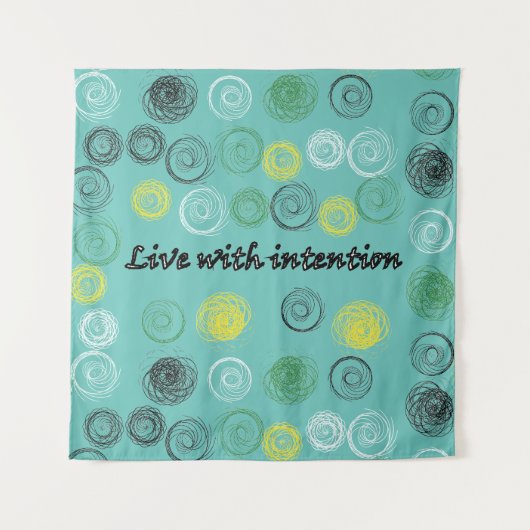 Leef met intentie wandkleed (Voorkant)