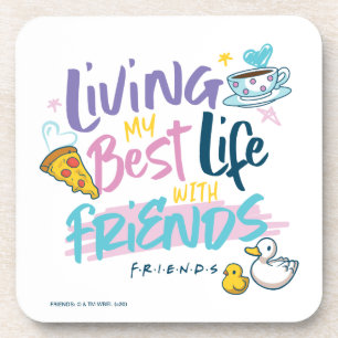 Leef mijn beste leven met FRIENDS™ Bier Onderzetter