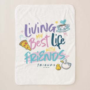Leef mijn beste leven met FRIENDS™ Sherpa Deken