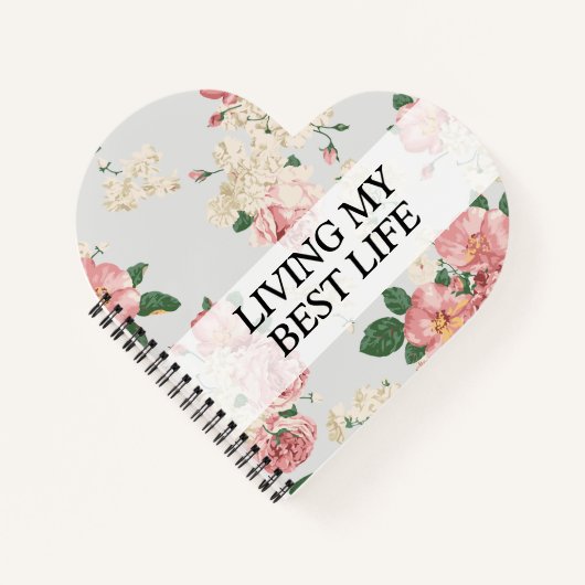 Leef Mijn Beste Leven Notitieboek (Voorkant)