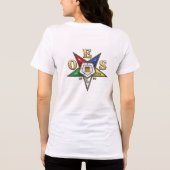 Leef mijn beste leven OES Tri-Blend Shirt (Achterkant)