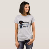 Leef mijn beste leven t-shirt (Voorkant volledig)