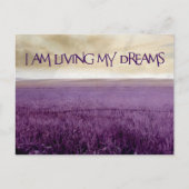 "Leef mijn dromen" Motivatie Affirmatie Briefkaart (Voorkant)