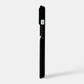 Leef mijn oké-leven. Grappig basistekst ontwerp iPhone 15 Case (Linkerkant)