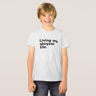 Leef mijn redelijk normale leven. grappig basaal t Tri-Blend shirt