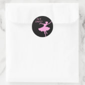 Leef naar DANCE! Ronde Sticker (Tas)