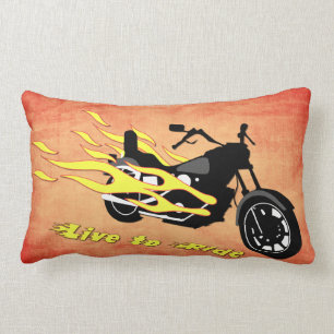 Leef naar Ride - Motorfiets Lumbar Pillow Kussen