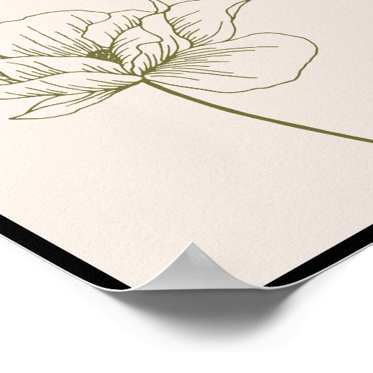 Leef niet alleen, Bloom Poster (Hoek)