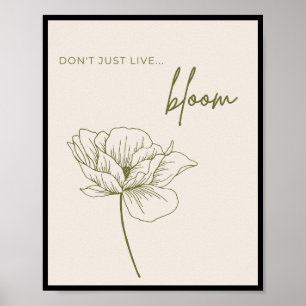 Leef niet alleen, Bloom Poster