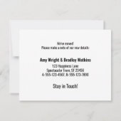 Leef nog steeds uit dozen, beoordeel geen grappige notitiekaartje (Achterkant)