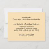 Leef nog steeds uit dozen, oordeel niet over perzi notitiekaartje (Achterkant)