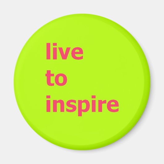Leef om magneet te inspireren (Voorkant)