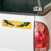 Leef om te rijden (groen) bumpersticker (Op Truck)