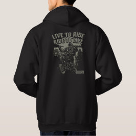 Leef om te Rijden, Rijd om te Leven Motorfiets Hoodie