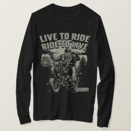 Leef om te Rijden, Rijd om te Leven Motorfiets T-shirt