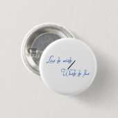 Leef om te Schrijven Knop Ronde Button 3,2 Cm (Voorkant /achterkant)