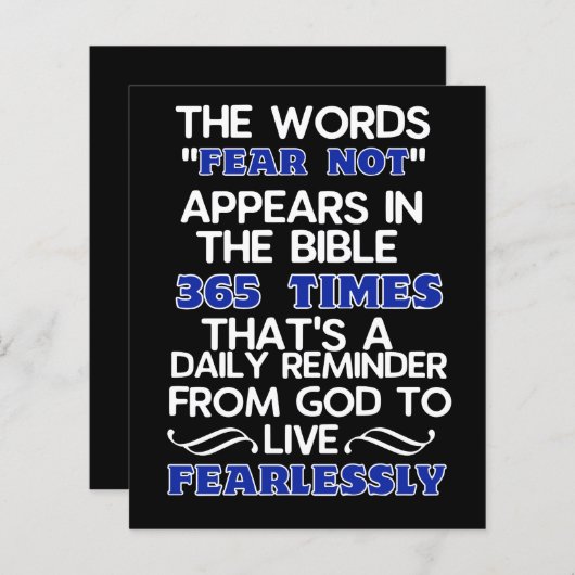 Leef onverdiend (Voorkant / Achterkant)