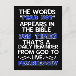 Leef onverdiend briefkaart