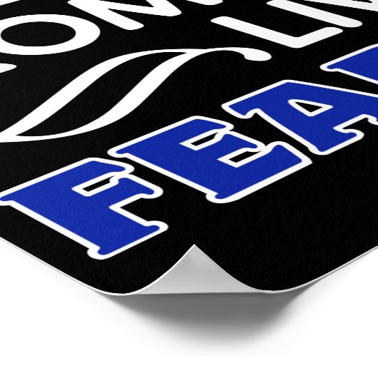 Leef onverdiend poster (Hoek)