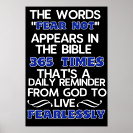 Leef onverdiend poster