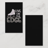 Leef op de het Figuur Skater van het Cijfer van de Visitekaartje (Voorkant / Achterkant)