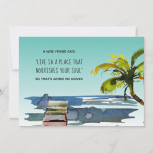 Leef op een plaats die uw nieuw huis van de Bron v Aankondiging