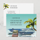 Leef op een plaats die uw nieuw huis van de Bron v Aankondigingskaart (Voorkant / Achterkant)