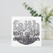 Leef op geloof kaart (Staand voorkant)