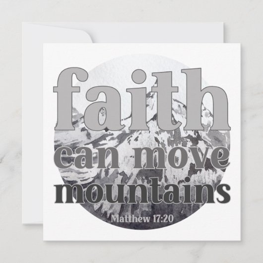 Leef op geloof kaart (Voorkant)