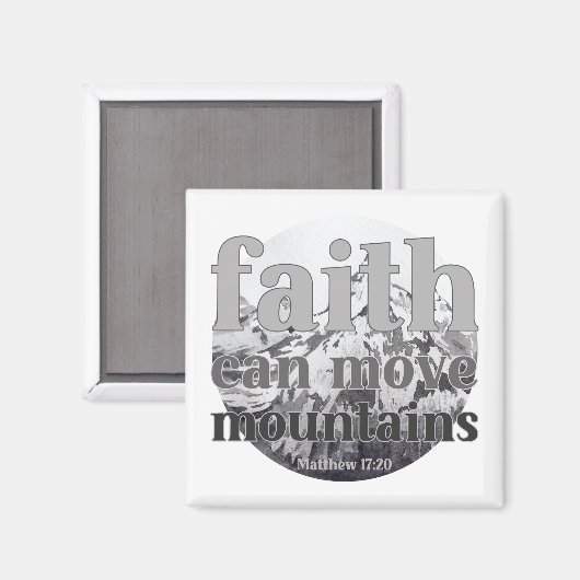 Leef op geloof magneet (Voorkant / Achterkant)