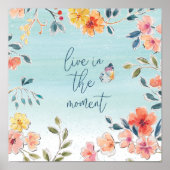 Leef op het moment - de borsten van de Natuur Poster (Voorkant)