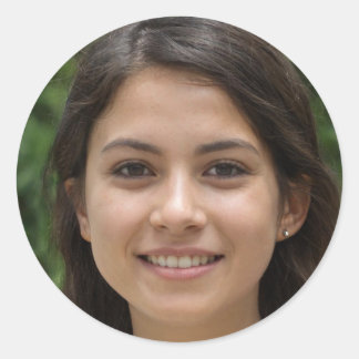 Leef op het moment ronde sticker