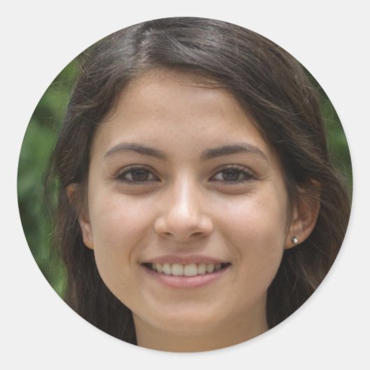 Leef op het moment ronde sticker (Voorkant)