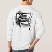 Leef op het moment t-shirt (Achterkant)