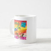 Leef op Island Time Koffiemok (Voorkant links)