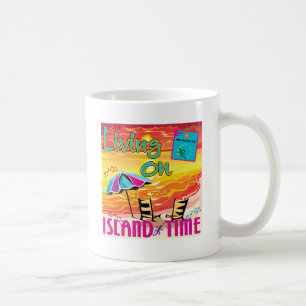 Leef op Island Time Koffiemok
