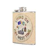 Leef op Key West Time Heupfles (Links)