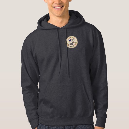 Leef op Key West Time Hoodie (Voorkant)